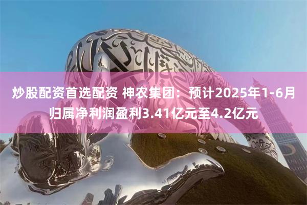 炒股配资首选配资 神农集团：预计2025年1-6月归属净利润盈利3.41亿元至4.2亿元