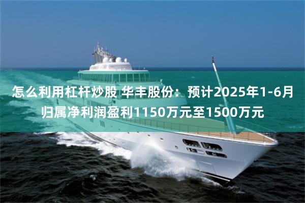 怎么利用杠杆炒股 华丰股份：预计2025年1-6月归属净利润盈利1150万元至1500万元