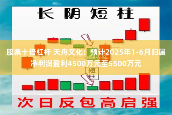 股票十倍杠杆 天舟文化：预计2025年1-6月归属净利润盈利4500万元至5500万元