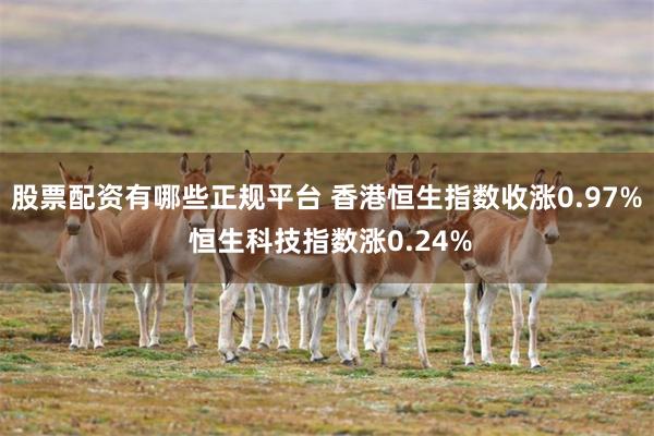 股票配资有哪些正规平台 香港恒生指数收涨0.97% 恒生科技指数涨0.24%