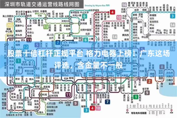 股票十倍杠杆正规平台 格力电器上榜！广东这场评选，含金量不一般