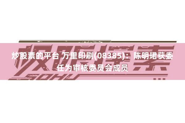 炒股票的平台 万里印刷(08385)：陈明珺获委任为审核委员会成员