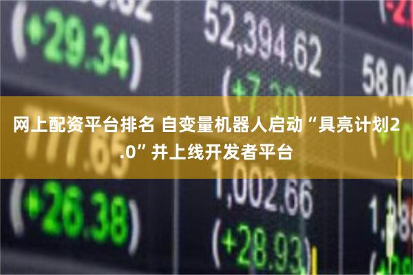 网上配资平台排名 自变量机器人启动“具亮计划2.0”并上线开发者平台
